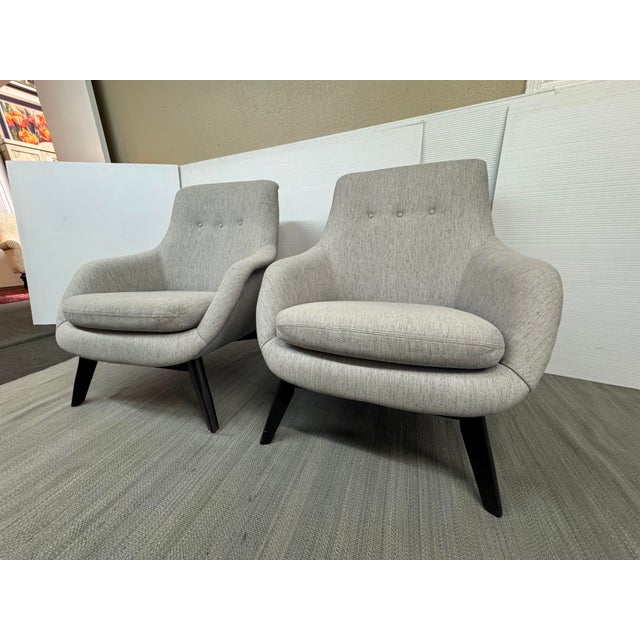 Room & Board Room & Board Henrick Lounge Chairs, Pair For Sale - Image 4 of 12