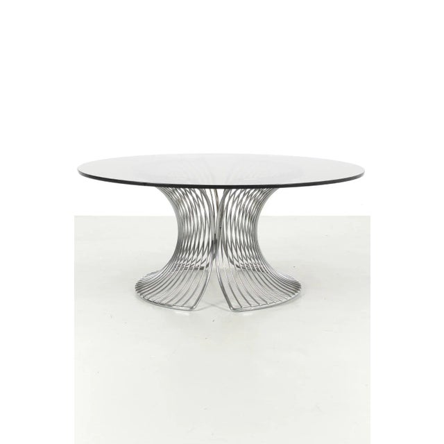 Vintage Wireframe Coffee Table For Sale - Image 3 of 10