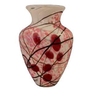 Dartington Art Glass Vase in the Kyoto Design 1993
