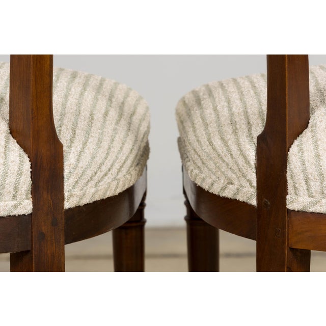 Set of 8 French Directoire Walnut Dining Chairs, Early 19th Century For Sale - Image 17 of 18
