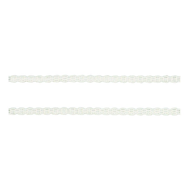 SAMPLE - Schumacher Sullivan Tape Narrow Indoor/Outdoor In Green For Sale