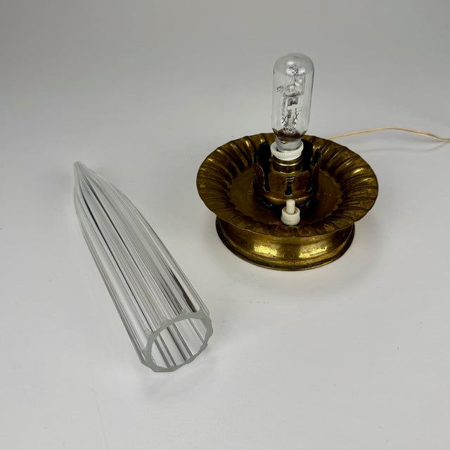 Small Art Deco Table Lamp, 1940s For Sale - Image 3 of 6