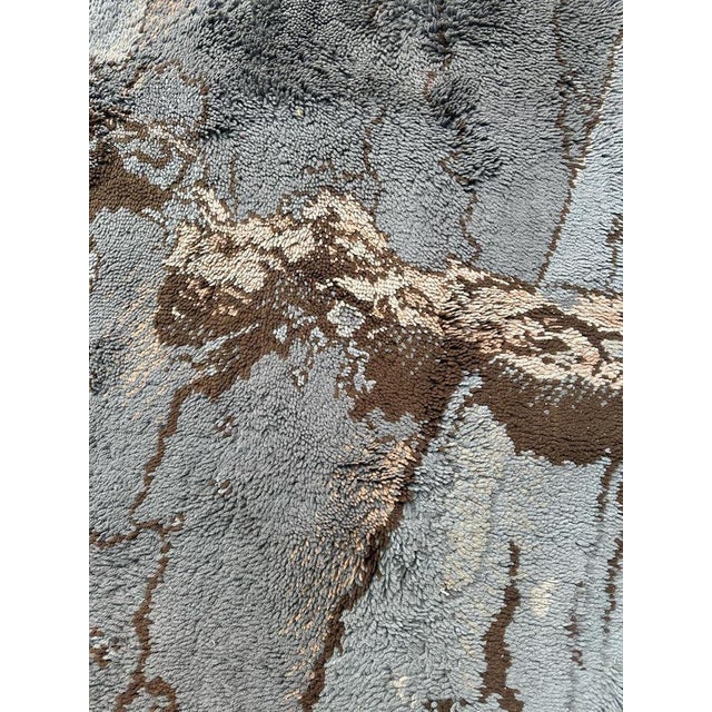 German Modern Rug with Forest Motif, 1960s For Sale - Image 6 of 16