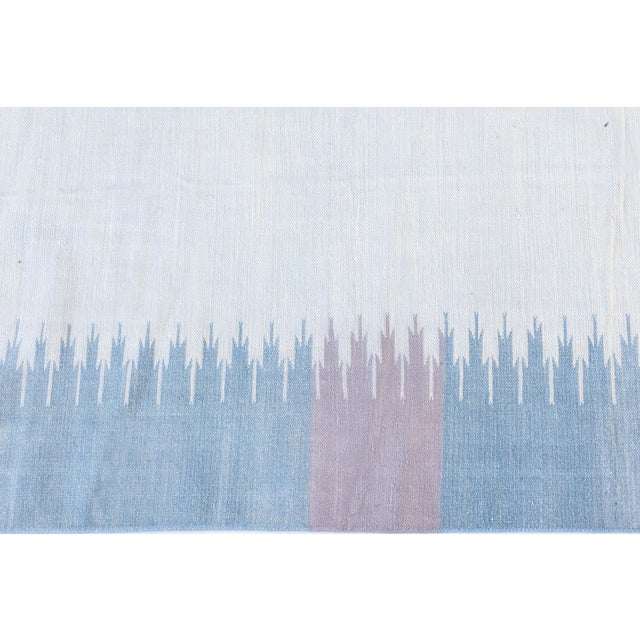 Vintage Indian Dhurie Rug Doris Leslie Blau For Sale In New York - Image 6 of 7