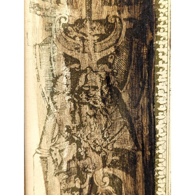 Modern Cubist inspired portrait painting by the iconic Houston based artist David Adickes. The work features a bearded,...