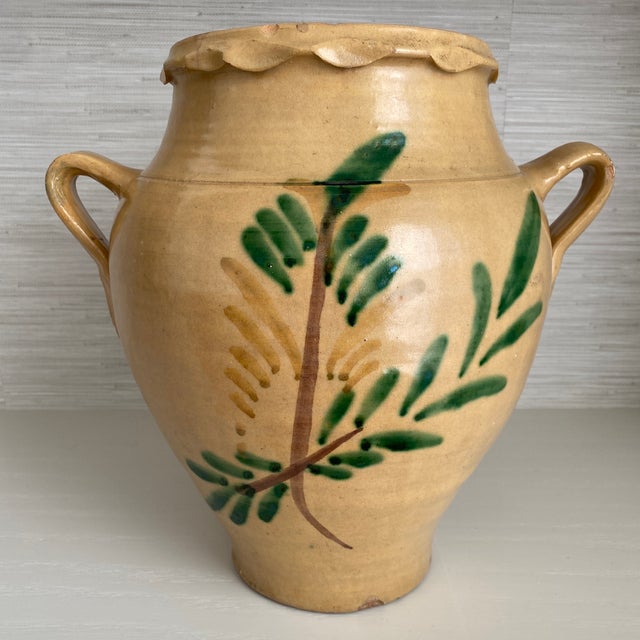 Ceramic Early 20th Century Spanish Large Orza Jar Earthenware Vessel For Sale - Image 7 of 12