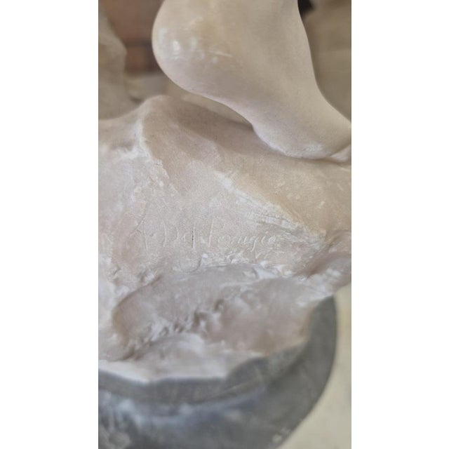 A. Del Perugio, Love, Florence, 19th Century, Alabaster For Sale - Image 4 of 5