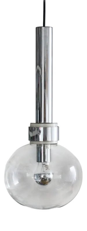 Large Space Age Pendant Light by Motoko Ishii for Staff, 1970s