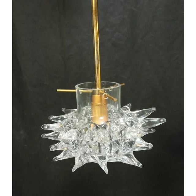 Murano Glass Suspension Lights, 1980s, Set of 3 For Sale - Image 10 of 12