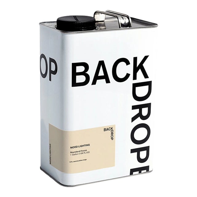 BACKDROP Standard Finish Interior Paint in Mood Lighting (Soft, Neutral Yellow-Beige ​) - 1 Gallon For Sale