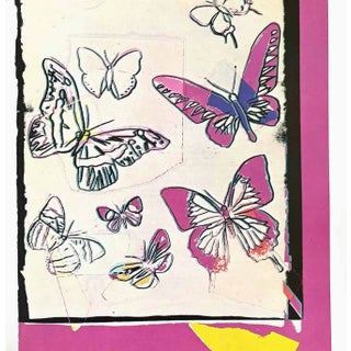Andy Warhol Butterflies 1986 Vanishing Animals For Sale