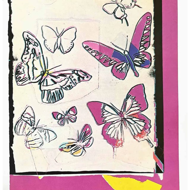 Andy Warhol Butterflies 1986 Vanishing Animals For Sale