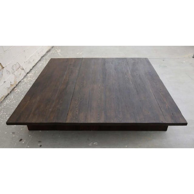American Coffee Table Made from Reclaimed Pine by Petersen Antiques For Sale - Image 3 of 8