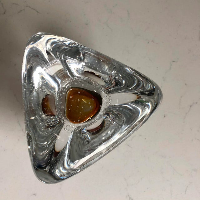 Pyrcak Handblown Bullicante Paperweight-Initialed For Sale - Image 4 of 9