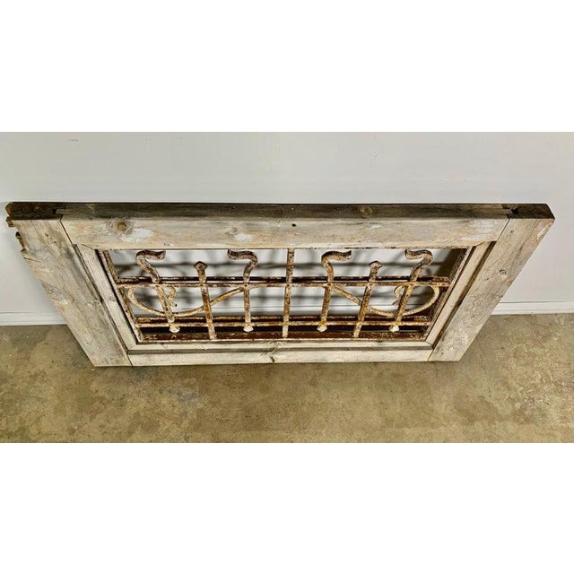 19th Century Wood & Wrought Iron Panel For Sale - Image 9 of 14