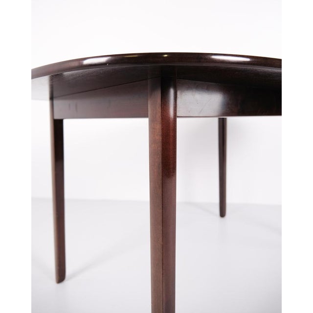 Dining Table with Extension Leaves by Ole Wanscher for Poul Jeppesen, 1960s For Sale - Image 3 of 14