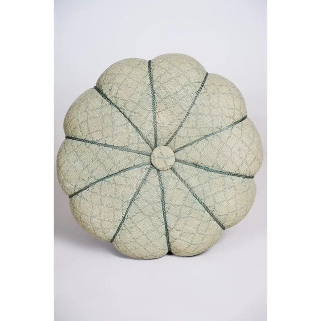 Mid-Century Green Beech Stool, 1950s For Sale - Image 6 of 10