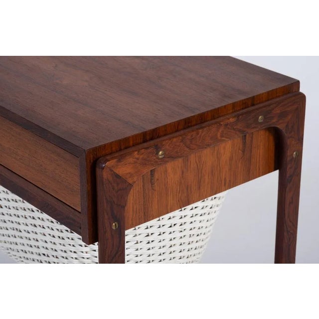 Brown Sewing Table from BR Gelsted, Denmark, 1960s For Sale - Image 8 of 13