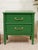 Mid 20th Century Emerald Faux Bamboo Nightstand For Sale - Image 4 of 12