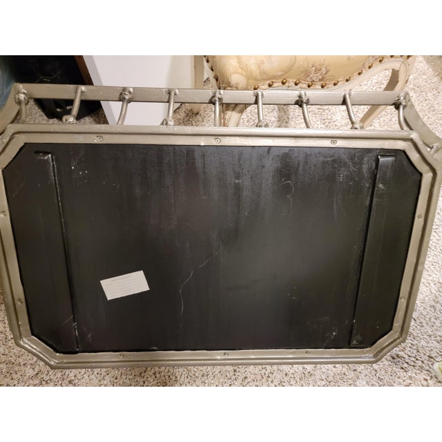 Maitland - Smith Mid 20th Century Maitland Smith Wood and Metal Tray Table For Sale - Image 4 of 5
