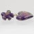 Christian Lacroix Dangle Pair of Clip Earrings Amethyst and Yellow Resin Heart For Sale In Atlanta - Image 6 of 6
