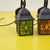 Vintage Street Lamps in Stained Glass and Metal, Set of 3 For Sale - Image 3 of 8