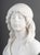 Sculpture Bust of a Woman in White Carrara Marble by Adolfo Cipriani, 1900s For Sale - Image 4 of 9