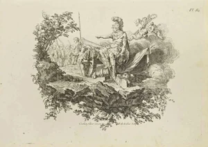 Nicholas Cochin, The Passage, Etching, 1755