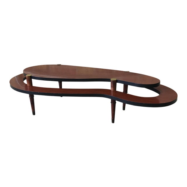 Kidney Shaped Coffee Table | Chairish
