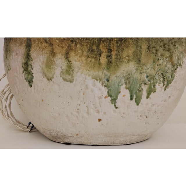 Large Glazed Ceramic Lamp Base by Marcello Fantoni, Italy, 1960s For Sale - Image 13 of 17