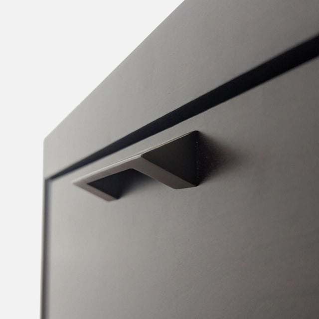 Wood Crate & Barrel Asher Collection Two Drawer Nightstand For Sale - Image 7 of 10