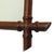 French Wooden Faux Bamboo Mirror For Sale - Image 12 of 15