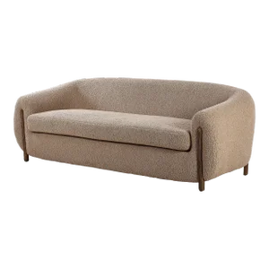 Four Hands Lyla Sofa, 86", Sheepskin Camel