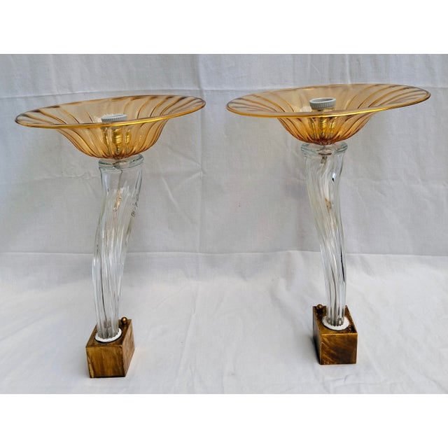 Murano Glass Wall Lights, 1990s, Set of 2 For Sale - Image 4 of 11