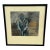 Nancy Willis Spy With Revolver Signed Pastel/Oil on Paper, Circa 1980 For Sale