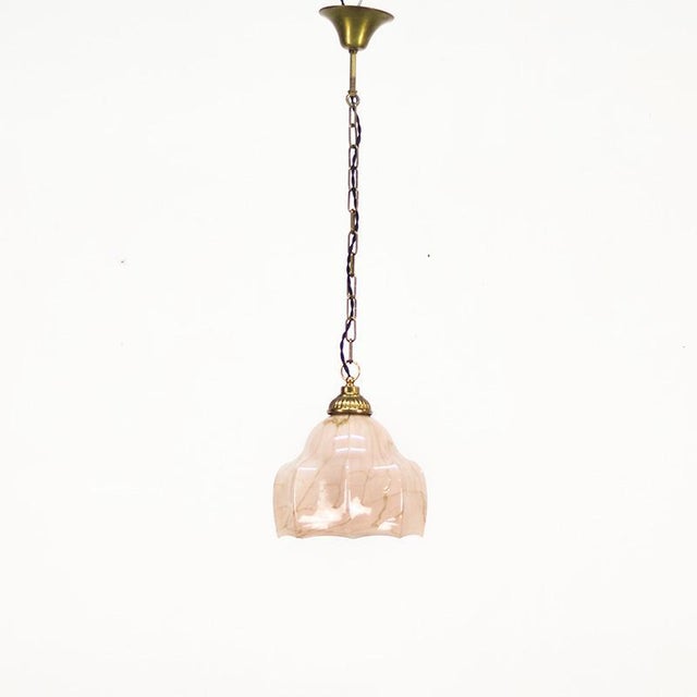 1930s Art Deco Hanging Lamp For Sale - Image 5 of 6