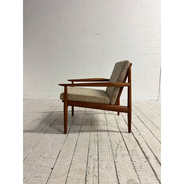 Teak Easy Chair from Glostrup, Denmark For Sale - Image 4 of 10