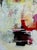 Paper Christiane Corcelle "Orquevaux White Whispers 1" Mixed Media on BFK Paper, Framed Abstract Painting in Cream, Yellow and Red, 2024 For Sale - Image 7 of 9