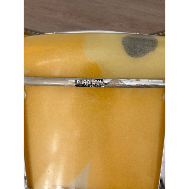 Metal Marimekko Vintage Finnish Piippo Chairs – Scandinavian Modern For Sale - Image 7 of 7