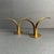 Mid Century Swedish Brass Lily Candle Holder Ibe Konst Ystad Metall Sweden a Pair For Sale - Image 12 of 12