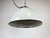 1960s Industrial White Grey Enamel Factory Hanging Lamp with Cast Iron Top, 1960s For Sale - Image 5 of 14