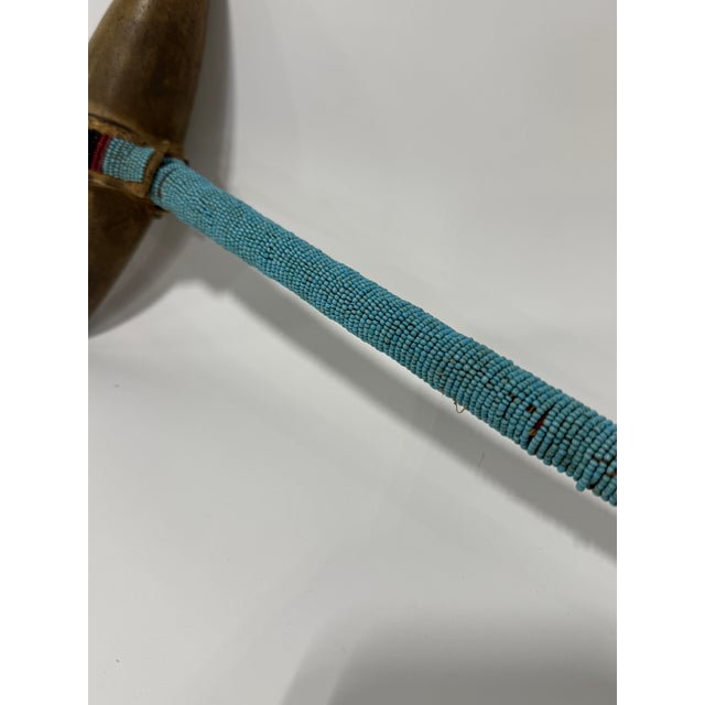Native American, Western Great Plains Ceremonial Beaded War Club Circa 1900 For Sale In Providence - Image 6 of 13