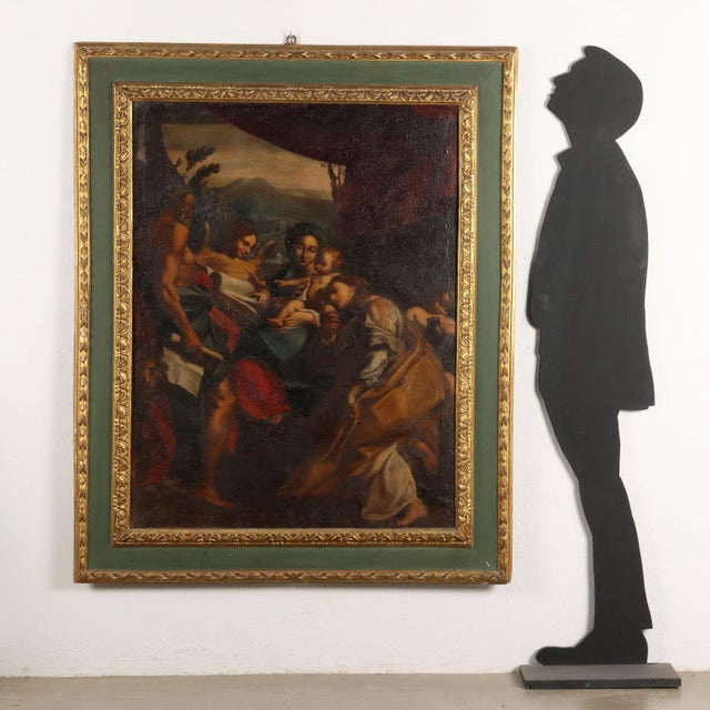 Oil painting on canvas. Emilian school of the 17th-18th century. This is an ancient copy of the famous panel painting by...