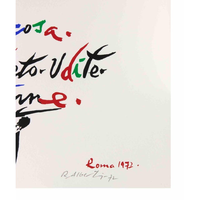 Lithograph on paper. Edition of 99 prints. Hand signed and numbered. Excellent condition. Rafael Alberti (1902 – 1999) was...