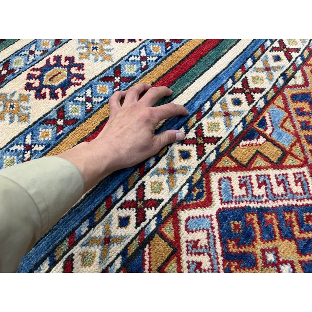 Multicolor Khorjin-Design Wool Runner Rug, 2'7" X 13'11" For Sale - Image 12 of 15