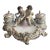 Antique Capodimonte Porcelain Cherub Figural Candleholder With Tray For Sale