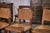 Oak and Rush Chairs in the style of Charles Dudouyt, 1950s, Set of 5 For Sale - Image 3 of 18