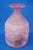 20th Century Blown Pink Glass Vase Bottle Worked with Acid from the Cenedese Glassworks, Italy, 1950s For Sale - Image 3 of 18