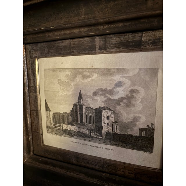 Illustration Framed Print "Fratery at Dumfermling Abbey", 18th Century For Sale - Image 3 of 4
