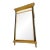 1980s Neoclassical Wood Mirror by Carol Canner For Sale